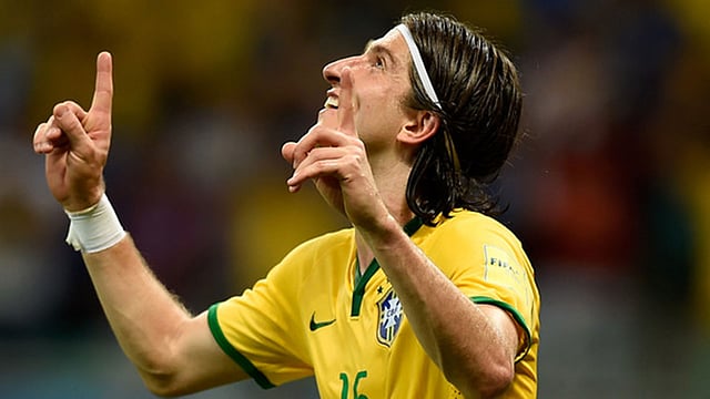 বিশ্বের অন্যতম সেরা লেফট ব্যাক তিনি, মার্সেলো থাকায় ব্রাজিলের একাদশে সুযোগ হয়নি ফেলিপে লুইসের।ছবি: জিমবিও।