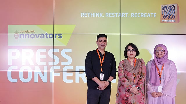 বাংলালিংক ইনোভেটর্স ২.০ কার্যক্রমের ঘোষণা দেন প্রতিষ্ঠানটির কর্মকর্তারা। ছবি: সংগৃহীত।