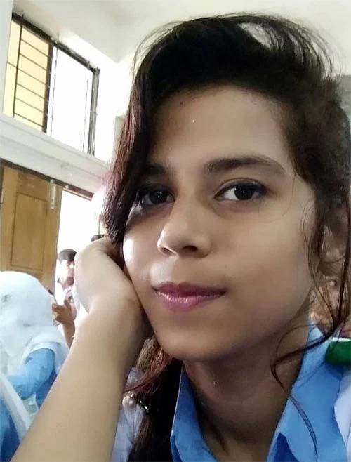 সড়ক দুর্ঘটনায় নিহত দিয়া খানম মিম। ছবি: সংগৃহীত
