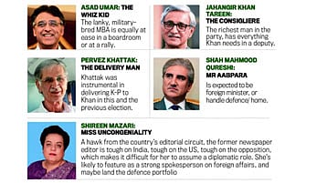 এই পাঁচজন ইমরানের মন্ত্রিসভায় থাকছেন। ছবি: সংগৃহীত