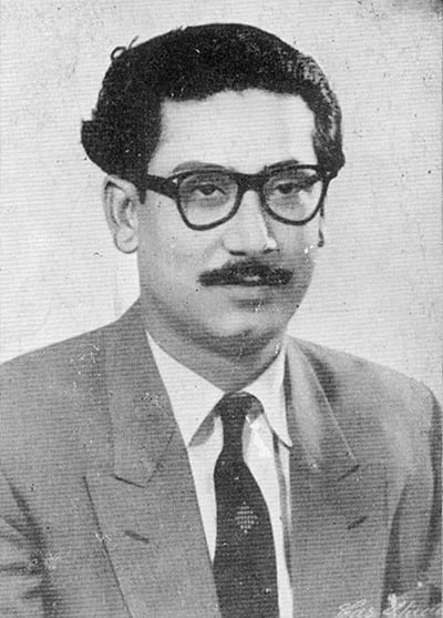 তরুণ বয়সে বঙ্গবন্ধু। ছবি: সংগৃহীত