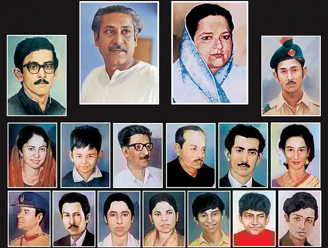 ১৫ আগস্ট জাতীয় শোক দিবস। ১৯৭৫ সালের এই দিনে স্বাধীন বাংলাদেশের স্থপতি বঙ্গবন্ধু শেখ মুজিবুর রহমানকে সপরিবারে হত্যা করা হয়। ছবি: ফোকাস বাংলা