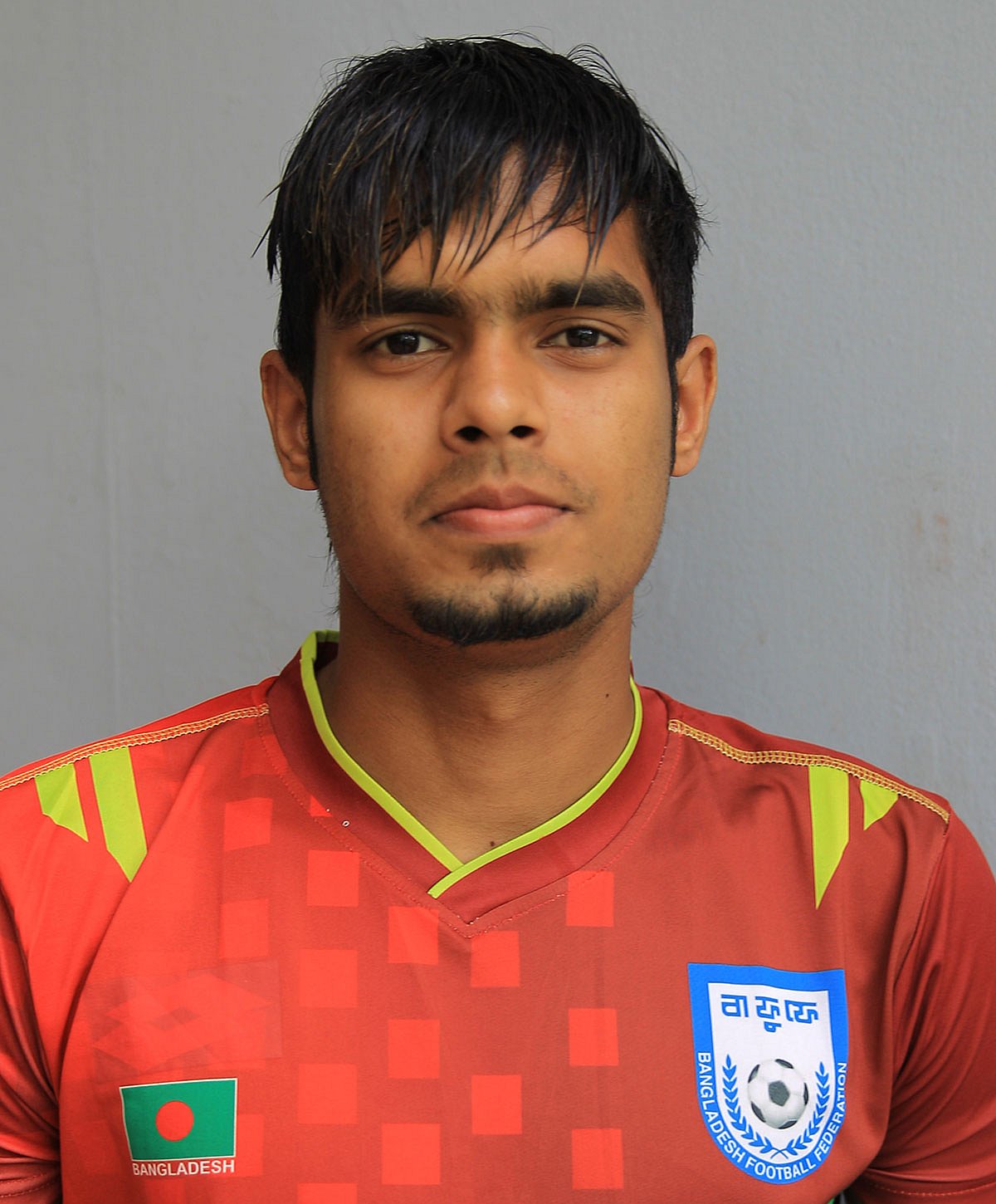 বাংলাদেশের পক্ষে গোল করেছেন সাদ। ফাইল ছবি