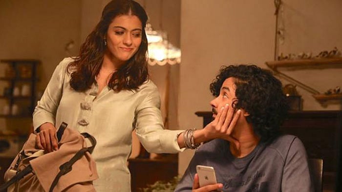 ‘হেলিকপ্টার এলা’ ছবির দৃশ্যে কাজল ও ঋদ্ধি সেন