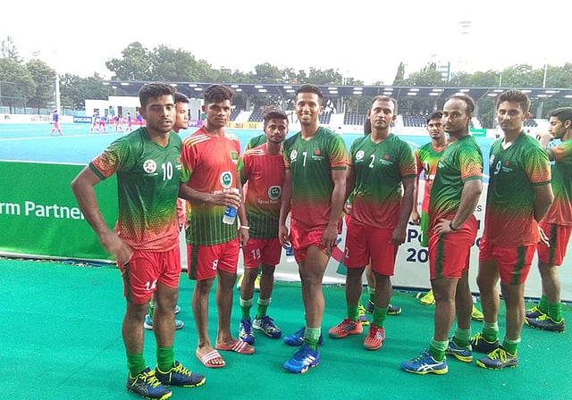 এবার পঞ্চম হওয়ার লক্ষ্য বাংলাদেশের। ছবি: প্রথম আলো