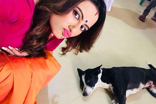 ‘ভজগোবিন্দ’র শুটিংয়ে স্বস্তিকা দত্ত