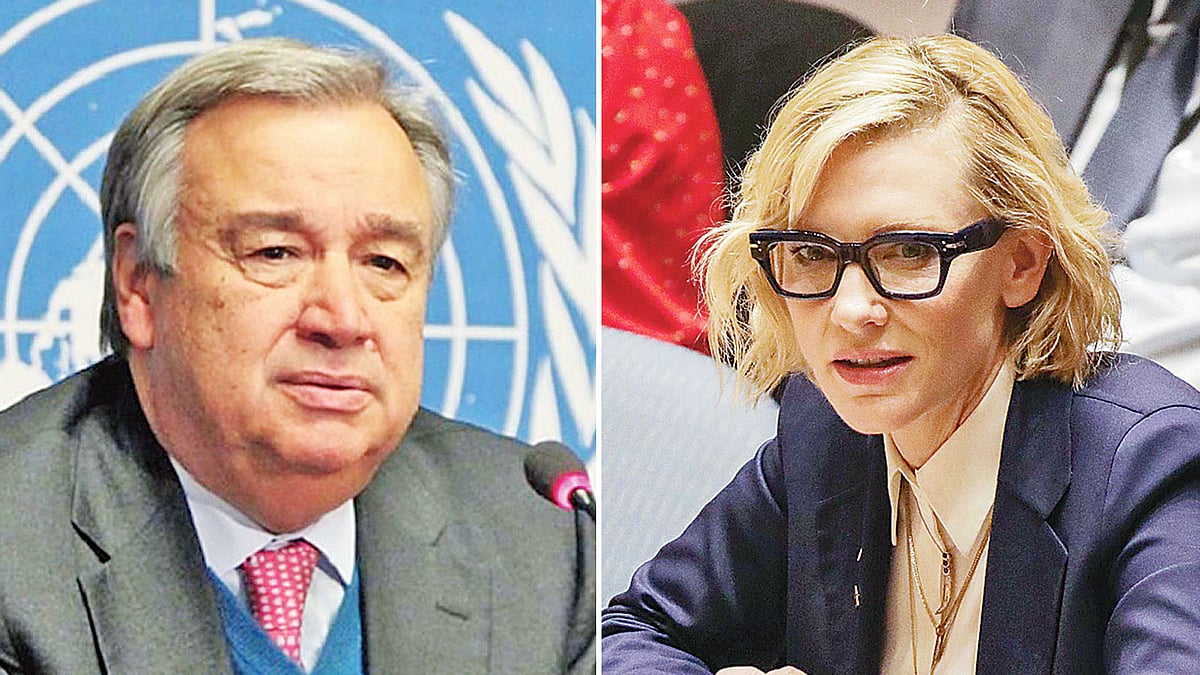 আন্তোনিও গুতেরেস, কেট ব্লানচেট