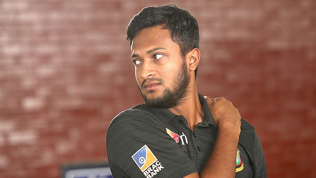 সাকিব আছেন এশিয়া কাপে। ছবি: প্রথম আলো