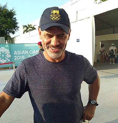 শ্রীলঙ্কার পুরুষ রাগবি দলের কোচ পিটার উডস। ছবি: প্রথম আলো