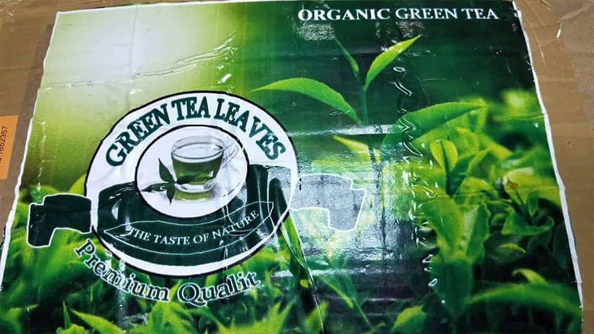 গ্রিন টি-য়ের প্যাকেটে করে আসে নতুন মাদক নিউ সাইকোট্রফিক সাবসটেনসেস (এনপিএস)। ছবি: সংগৃহীত