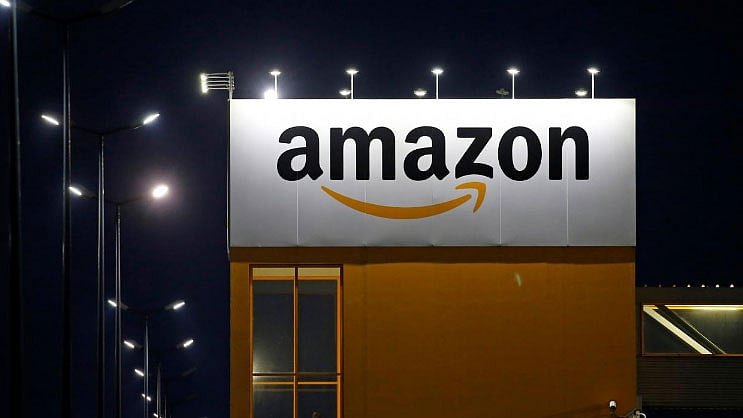আমাজন কোম্পানির লোগো। ছবি: রয়টার্স