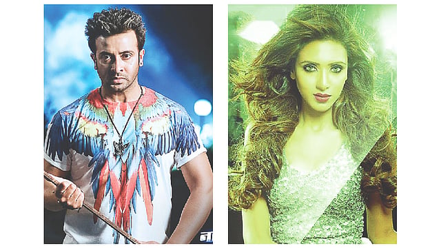 নাকাব ছবিতে শাকিব খান, পাষাণ ছবিতে মিম