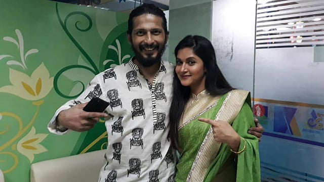 আমার আমি অনুষ্ঠানের আগে অর্ণব ও মিথিলা