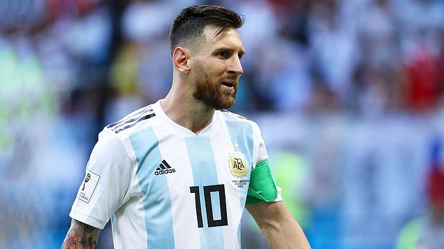 গুয়েতেমালা ও কলম্বিয়ার বিপক্ষে আর্জেন্টিনার প্রীতি ম্যাচে কাউকে দেওয়া হয়নি লিওনেল মেসির ১০ নম্বর জার্সি। ফাইল ছবি