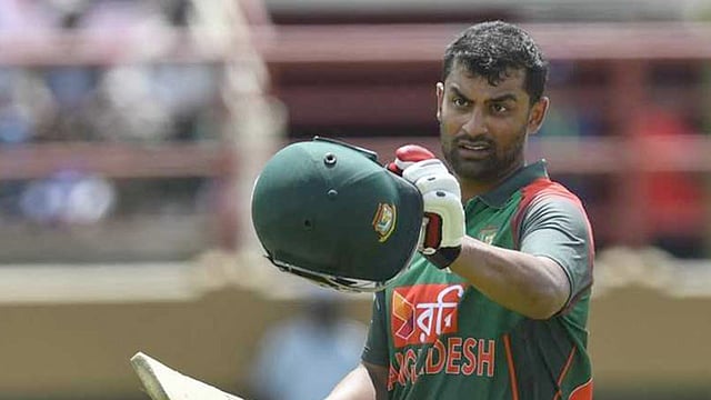 তামিম ইকবাল। ছবি: এএফপি