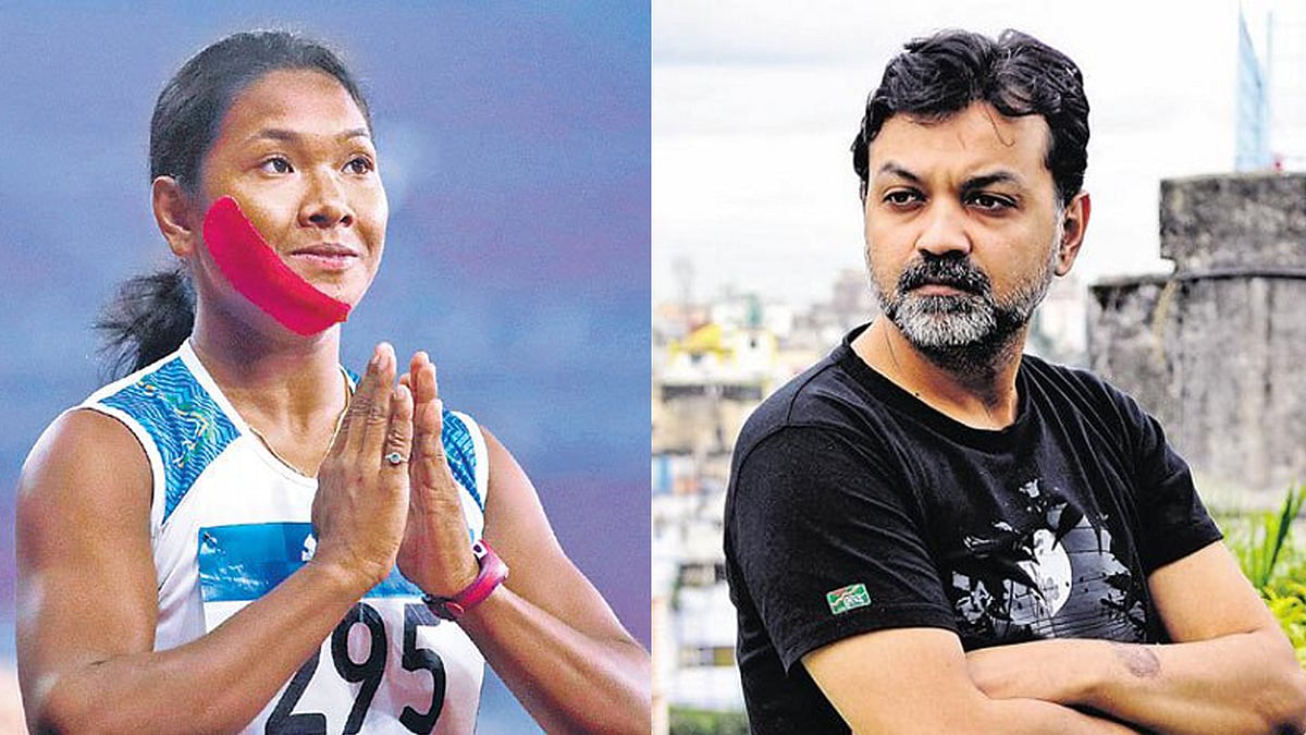 স্বপ্না বর্মণ ও সৃজিত মুখোপাধ্যায়
