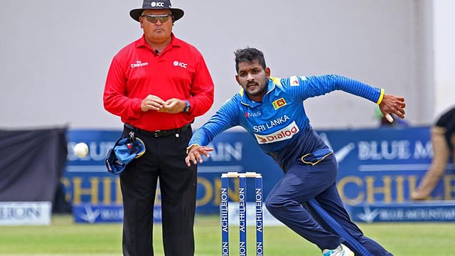 দানুষ্কা গুনাতিলকা। ছবি: আইসিসি