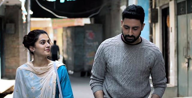 ‘মনমর্জিয়া’ ছবির দৃশ্যে তাপসী পান্নু ও অভিষেক বচ্চন