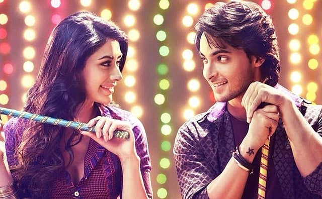 ‘লাভযাত্রী’ ছবির দৃশ্যে ওয়রিনা হুসেন ও আয়ুষ শর্মা