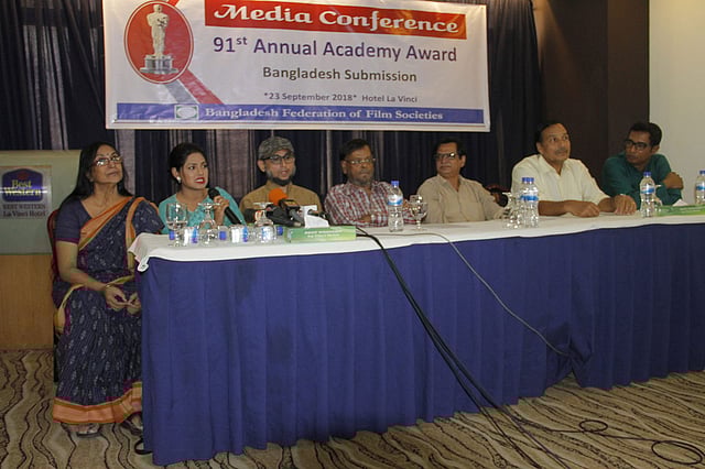 ‘ডুব’ ছবি নিয়ে কথা বলছেন তিশা। ছবি: প্রথম আলো