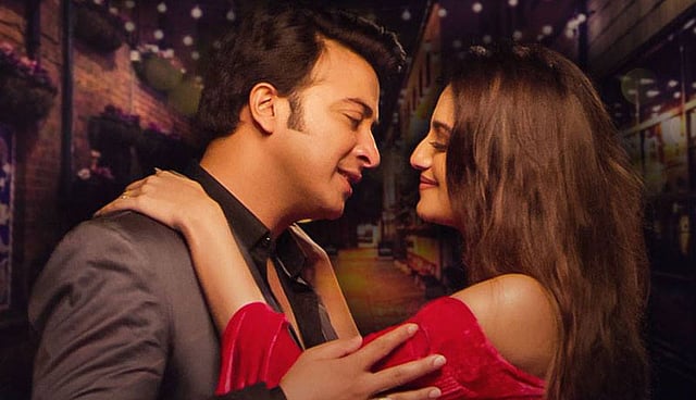 ‘নাকাব’ ছবিতে গানের দৃশ্য শাকিব খান ও নুসরাত।