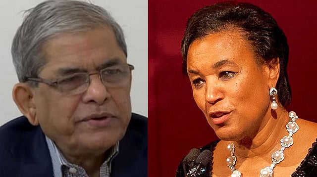 মির্জা ফখরুল ও প্যাট্রিসিয়া স্কটল্যান্ড