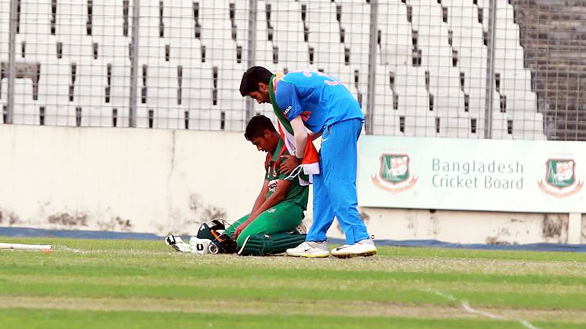 ব্যাটিং ব্যর্থতায় যুব এশিয়া কাপের ফাইনালে যাওয়া হলো না অনূর্ধ্ব-১৯ দলের। ছবি : বিসিবির সৌজন্যে