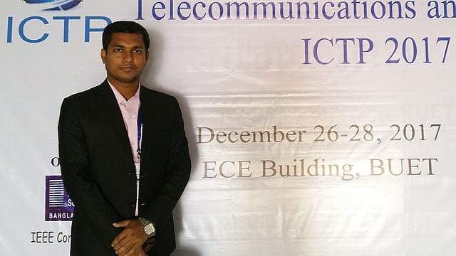 পাবনা বিজ্ঞান ও প্রযুক্তি বিশ্ববিদ্যালয়ের ইলেকট্রনিক অ্যান্ড টেলিকমিউনিকেশন ইঞ্জিনিয়ারিং বিভাগের শিক্ষক লিটন চন্দ্র পাল। ছবি: লেখক