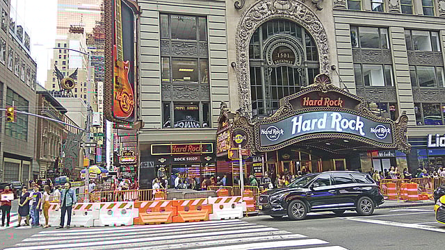 ম্যানহাটনে হার্ড রক ক্যাফে