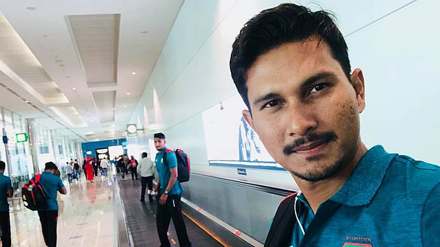প্রথম বারের মতো বাংলাদেশ দলে ডাক পেয়েছেন রাব্বি। ফাইল ছবি