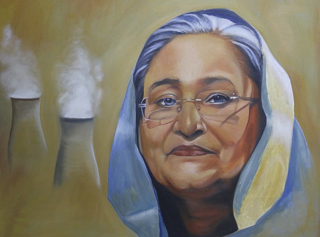 পারমাণবিক বিদ্যুৎ কেন্দ্র ও শেখ হাসিনা।