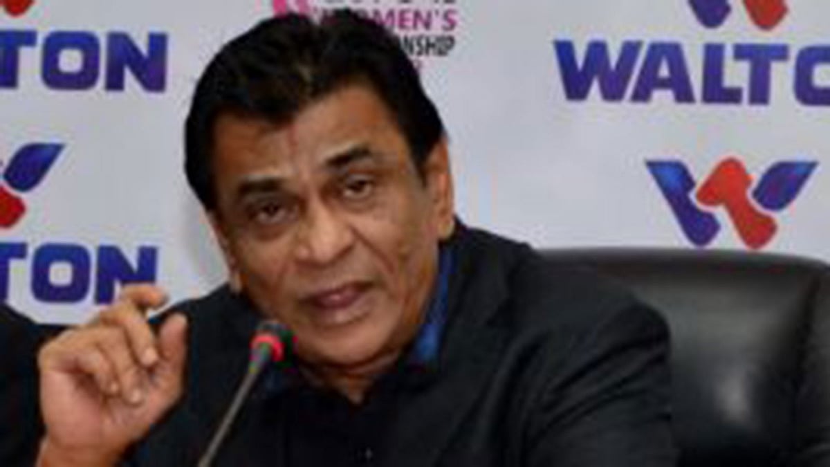 বাংলাদেশের বর্তমান জাতীয় ফুটবল দলকে ইতিহাসের অন্যতম সেরা বললেন কাজী সালাউদ্দিন। ছবি: বাফুফে