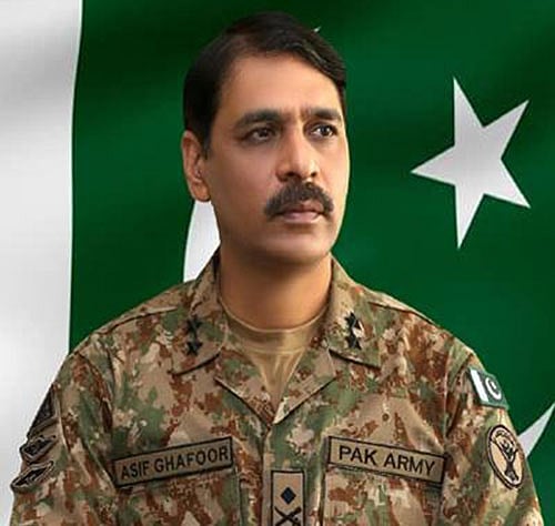 মেজর জেনারেল আসিফ গফুর: ছবি: সংগৃহীত