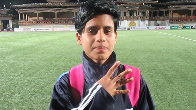 ফুটবলার শামসুন্নাহার। ফাইল ছবি