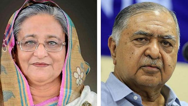 প্রধানমন্ত্রী শেখ হাসিনা ও ড. কামাল হোসেন