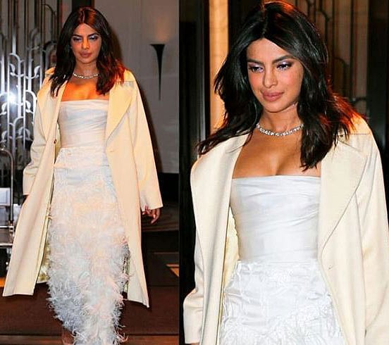 ব্রাইডাল শাওয়ারে প্রিয়াঙ্কা চোপড়ার সাজ