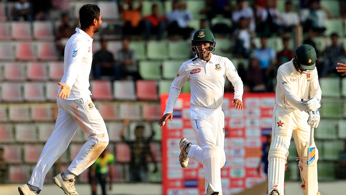 আজ সিলেট টেষ্টের দ্বিতীয় দিন। ছবি: প্রথম আলো