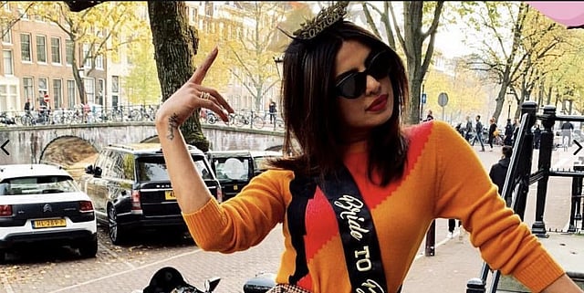 আমস্টারডামে প্রিয়াঙ্কা চোপড়া