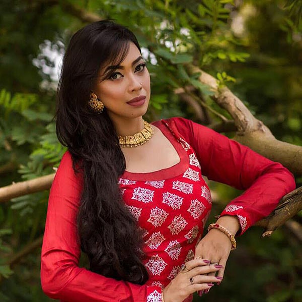 শানারৈই দেবী শানু। ছবি: ফেসবুক থেকে নেওয়া