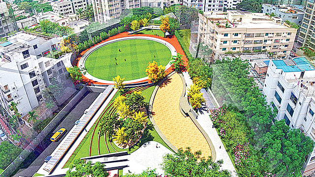 বনানী পার্কের প্রস্তাবিত নকশা।  ছবি: সংগৃহীত