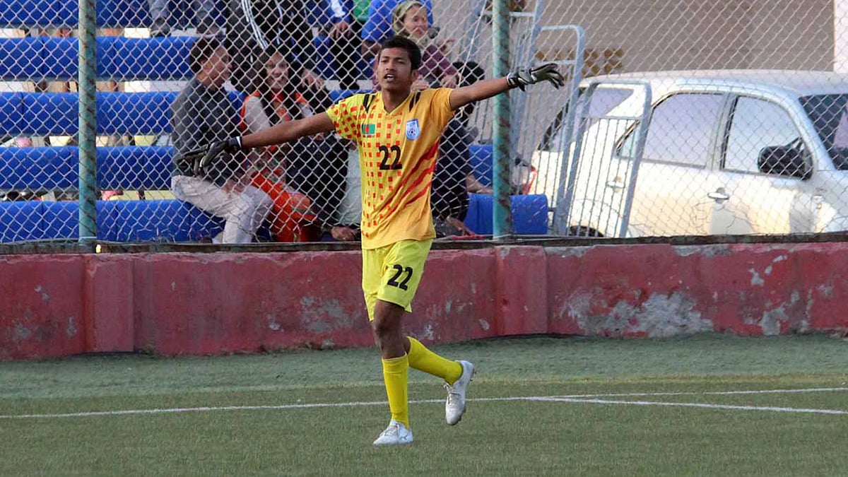 অনূর্ধ্ব ১৫ সাফ জয়ের নায়ক মেহেদি হাসান। সংগৃহীত ছবি