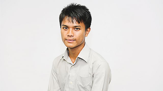 নিশৈমং মারমা। ছবি: প্রথম আলো