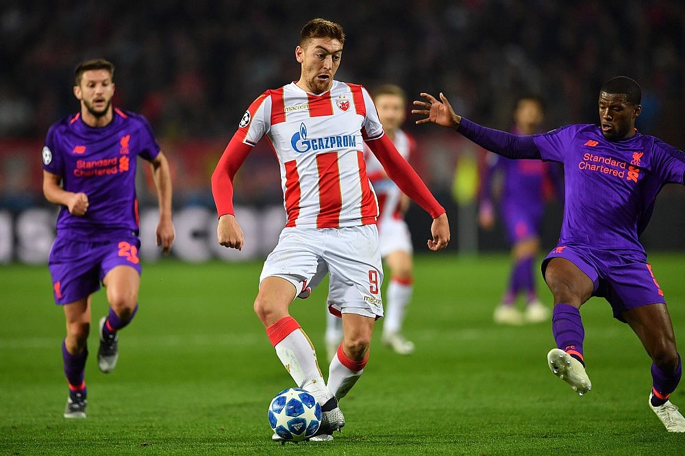 রেড স্টারের হয়ে জোড়া গোল করেছেন পাভকভ। ছবি: এএফপি