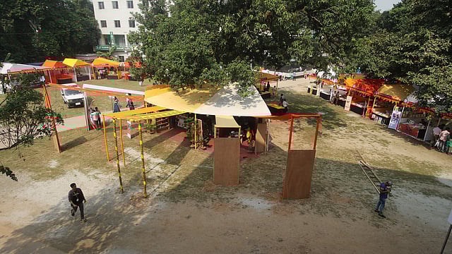 নানা আয়োজন নিয়ে বাংলা একাডেমি প্রাঙ্গণে চলবে এই উৎসব। ছবি: আবদুস সালাম