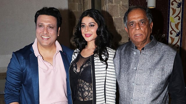 সংবাদ সম্মেলনে গোবিন্দ, মিশিকা চৌরাশিয়া ও পেহলাজ নিহালানি
