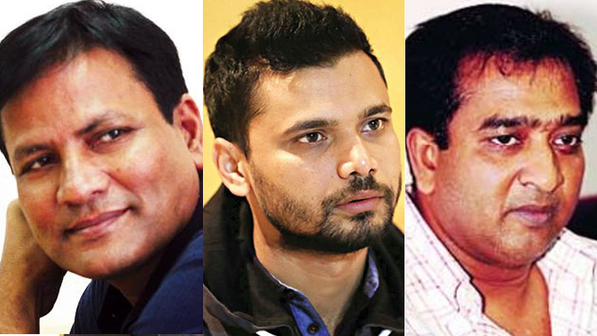 বাদল রায়, মাশরাফি বিন মুর্তজা ও আশরাফউদ্দিন চুন্নু। ফাইল ছবি