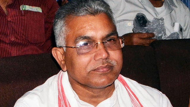 বিজেপির পশ্চিমবঙ্গের রাজ্য সভাপতি দিলীপ ঘোষ। ছবি: সংগৃহীত