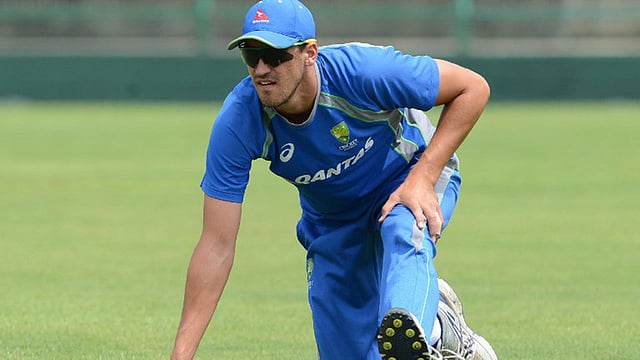 বিশ্বকাপ ও অ্যাশেজের জন্য নিজেকে প্রস্তুত করছেন স্টার্ক। ছবি: এএফপি