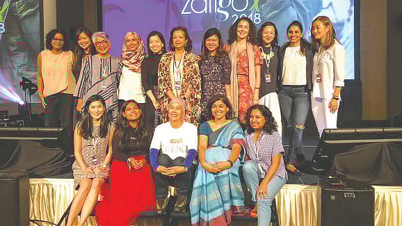 মেরিনা মাহাথিরের সঙ্গে সাকিয়া হকসহ বিভিন্ন দেশের প্রতিনিধিরা