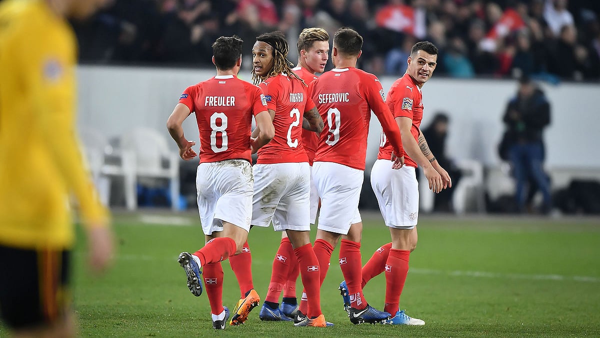 দাপট দেখিয়ে জিতল সুইজারল্যান্ড। ছবি: এএফপি